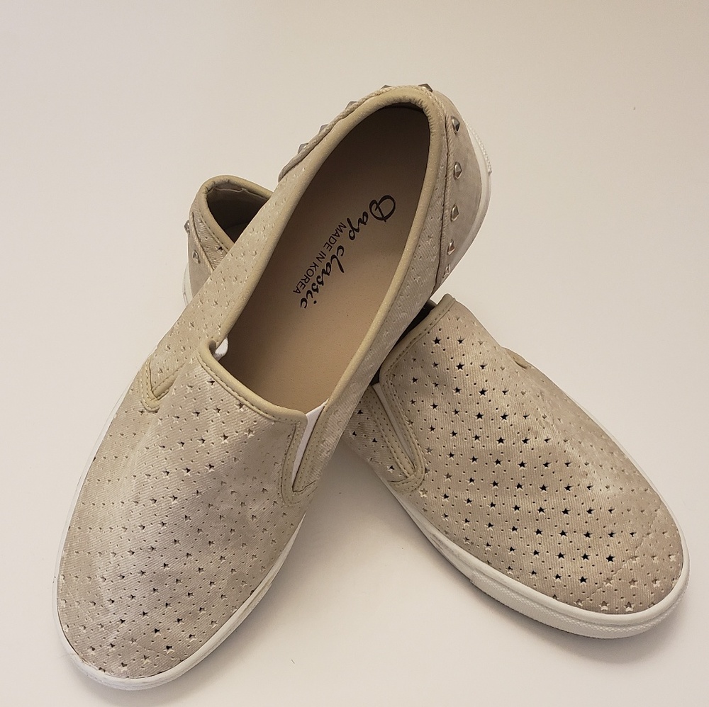 Men's beige slip-on